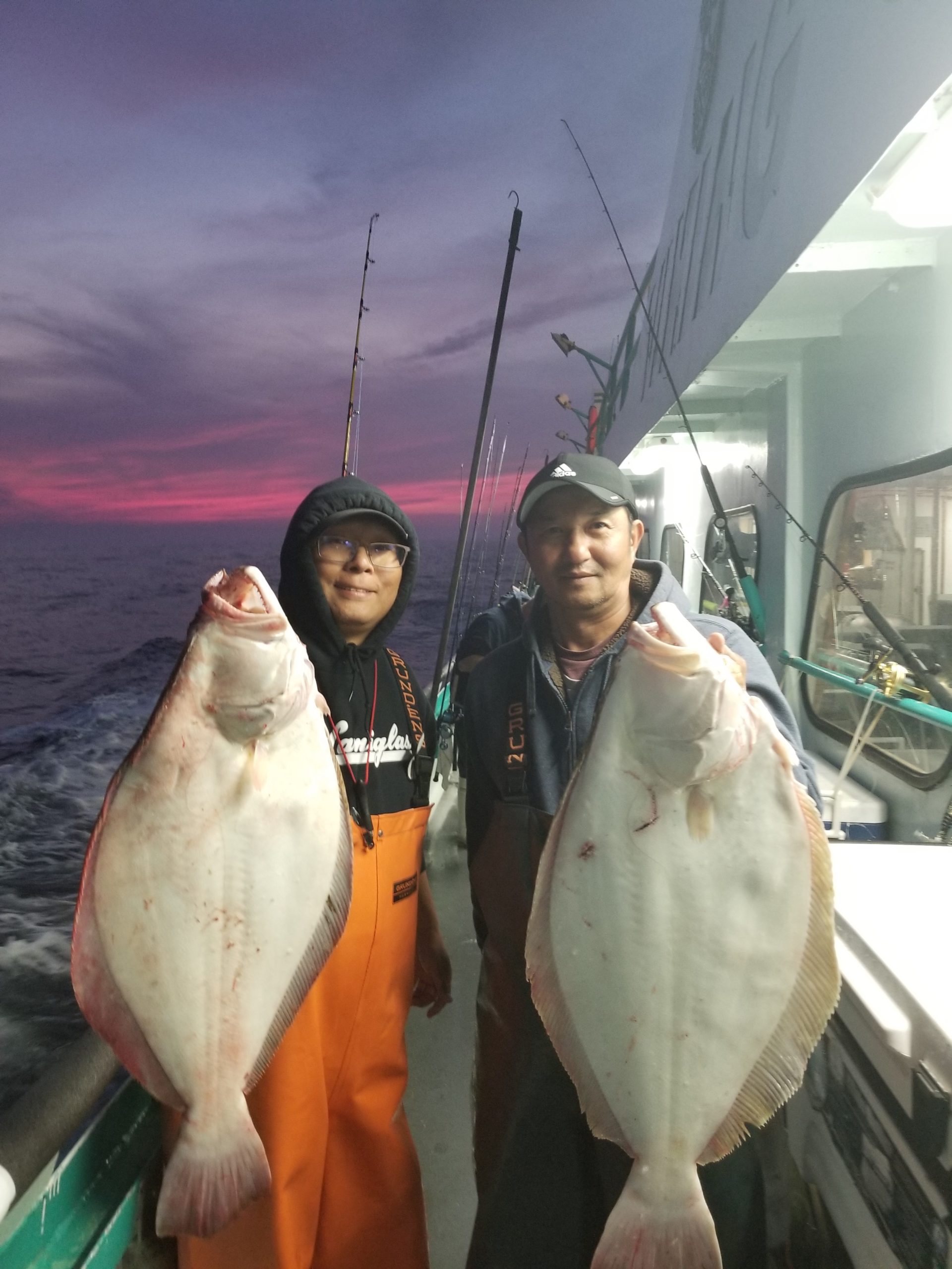a person holding a fish