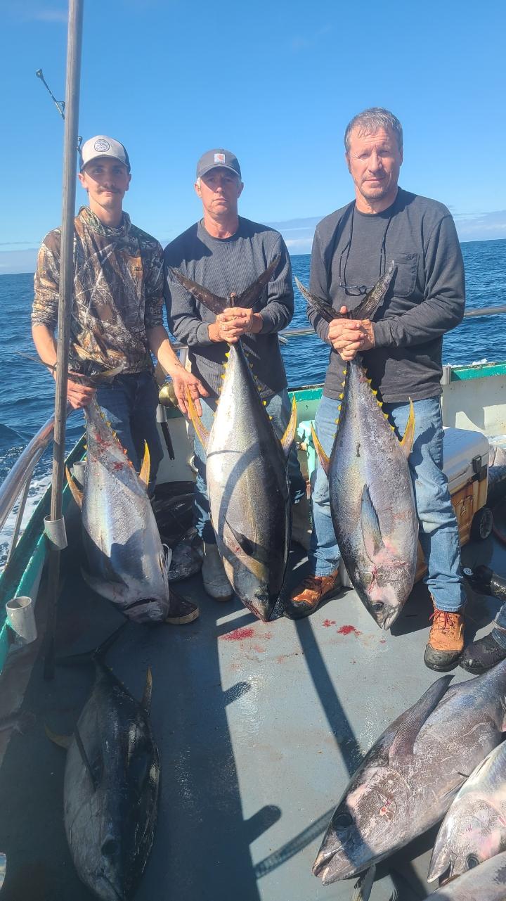 a man holding a fish
