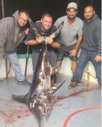 a person holding a fish