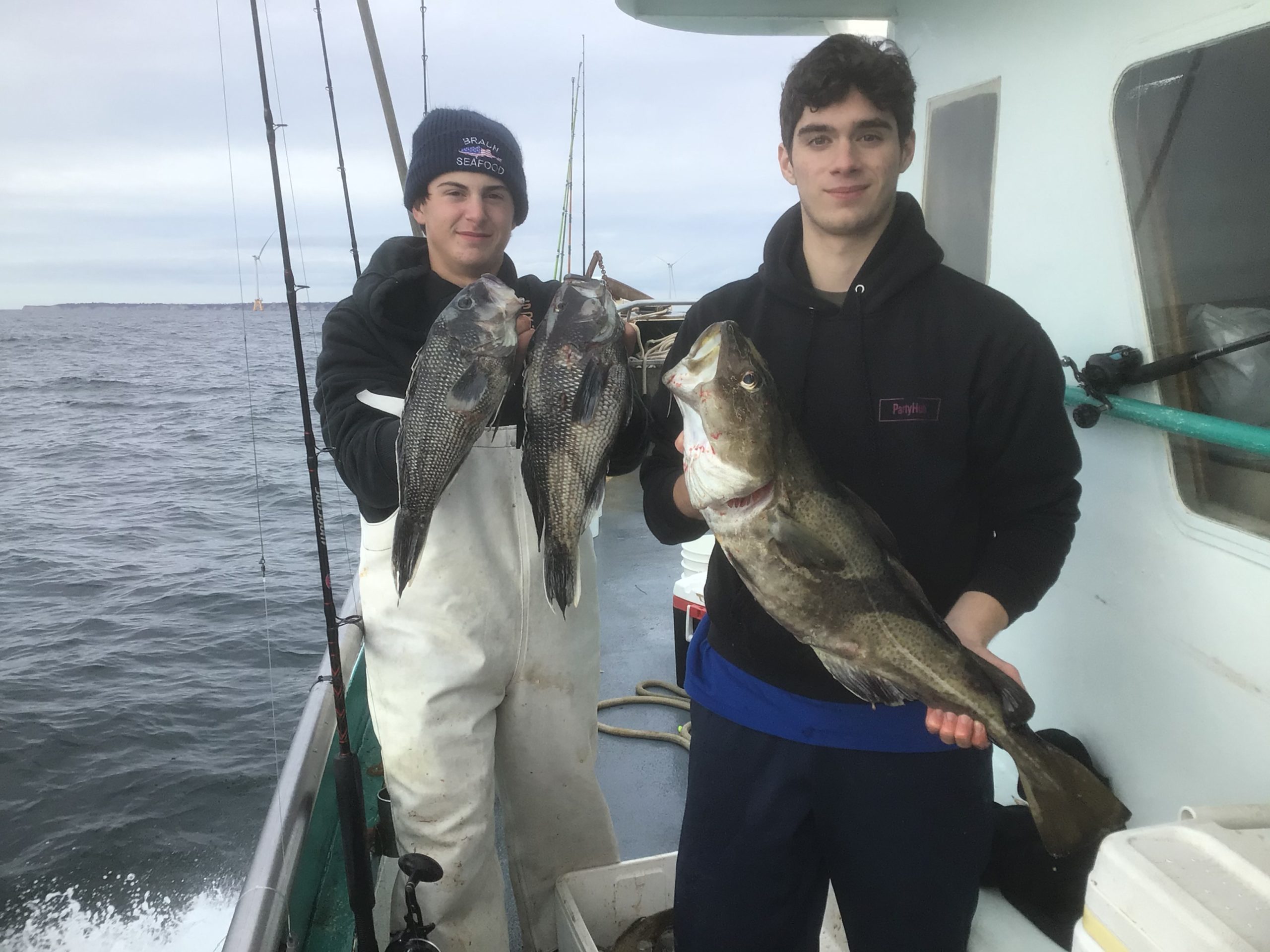 a person holding a fish