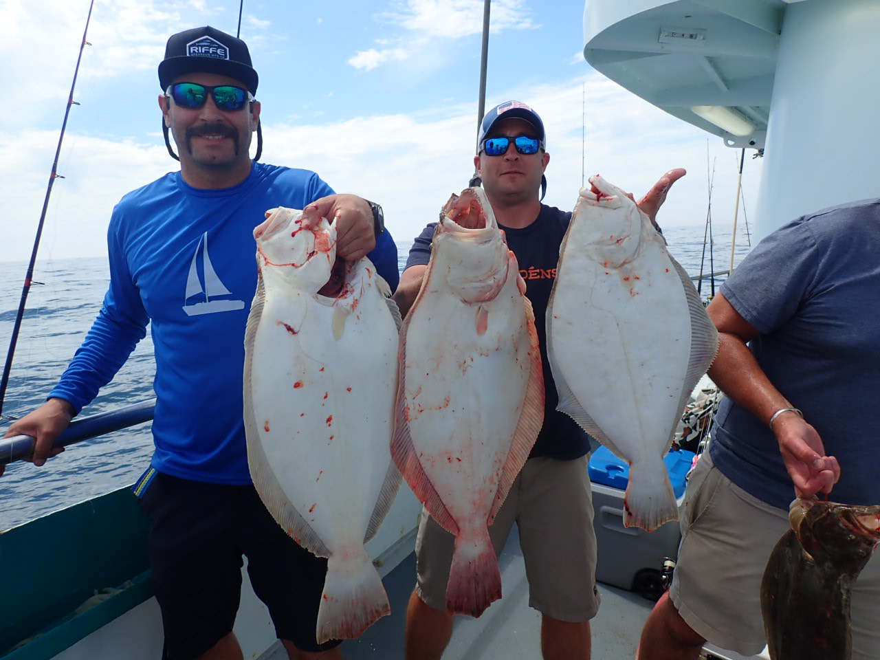 a person holding a fish