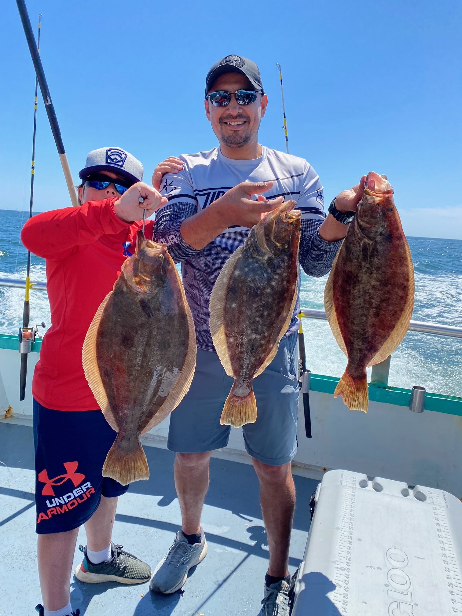 a person holding a fish