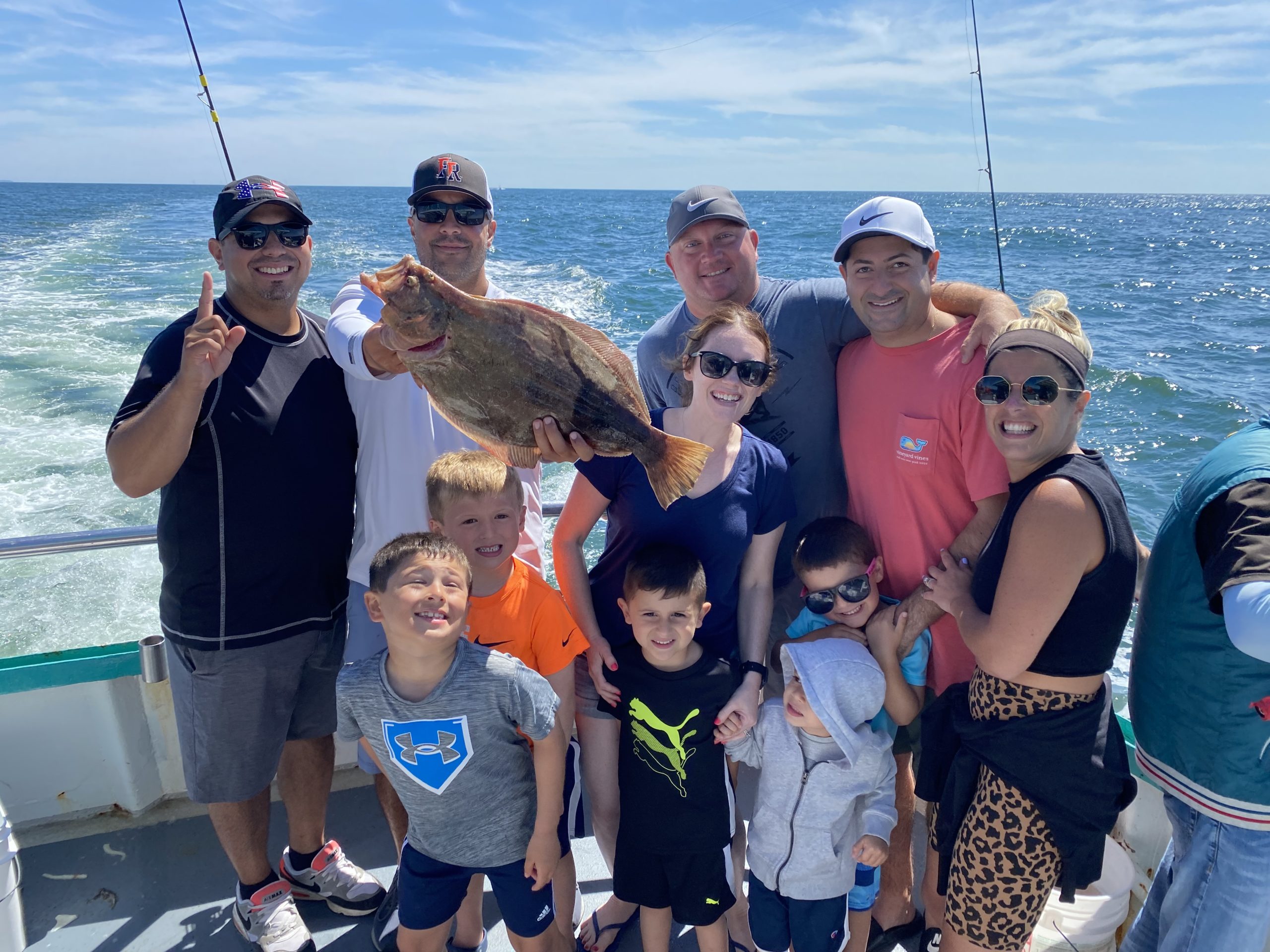 Anne Holm, Riley Jane standing next to a body of water