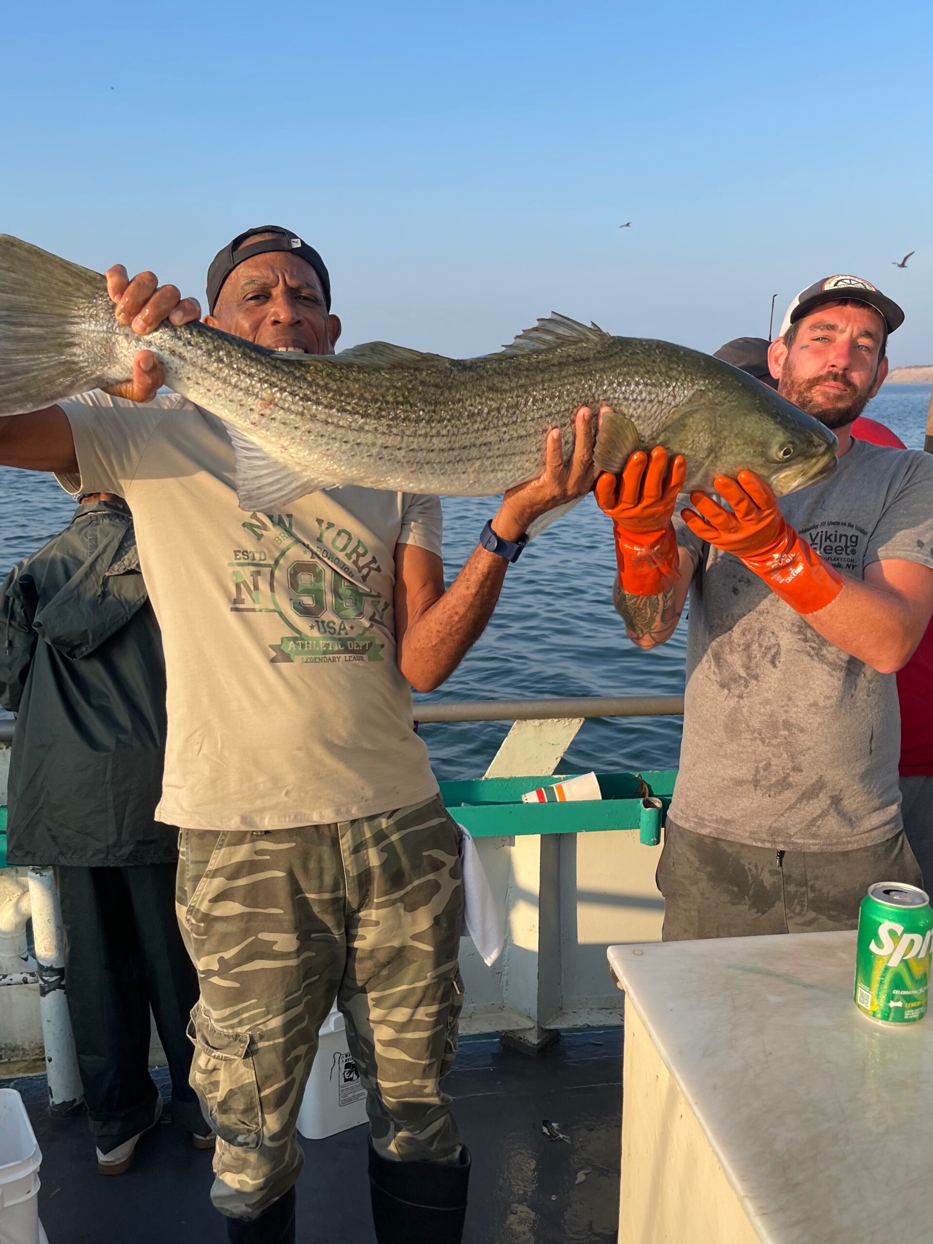 Yehuda Levin holding a fish