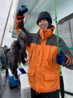 a person holding a bird