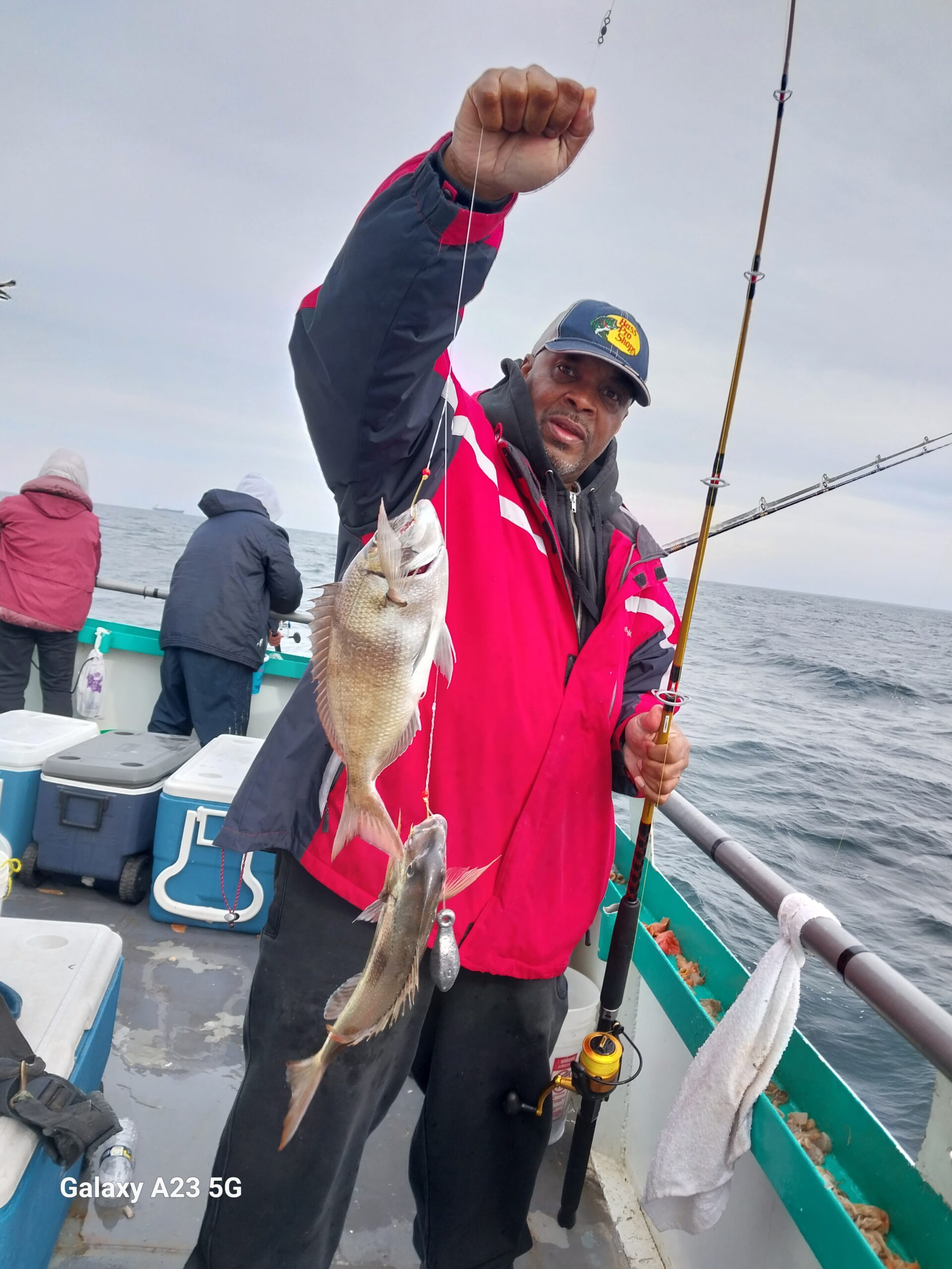 a group of people on a boat