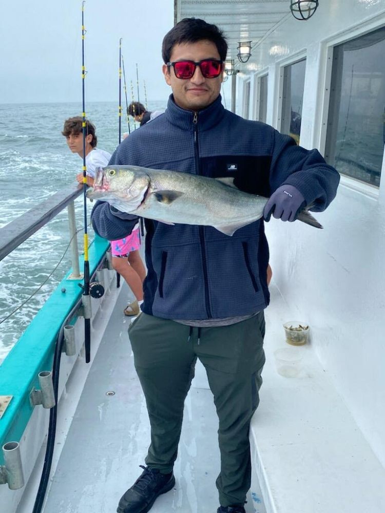 a person holding a fish in the water