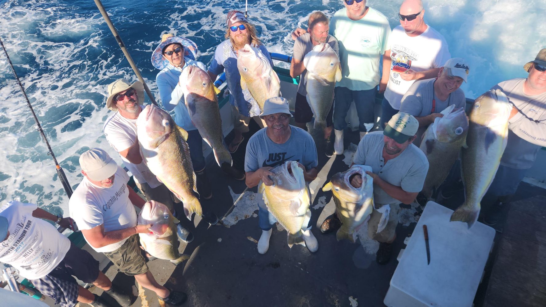 a group of people posing for the camera